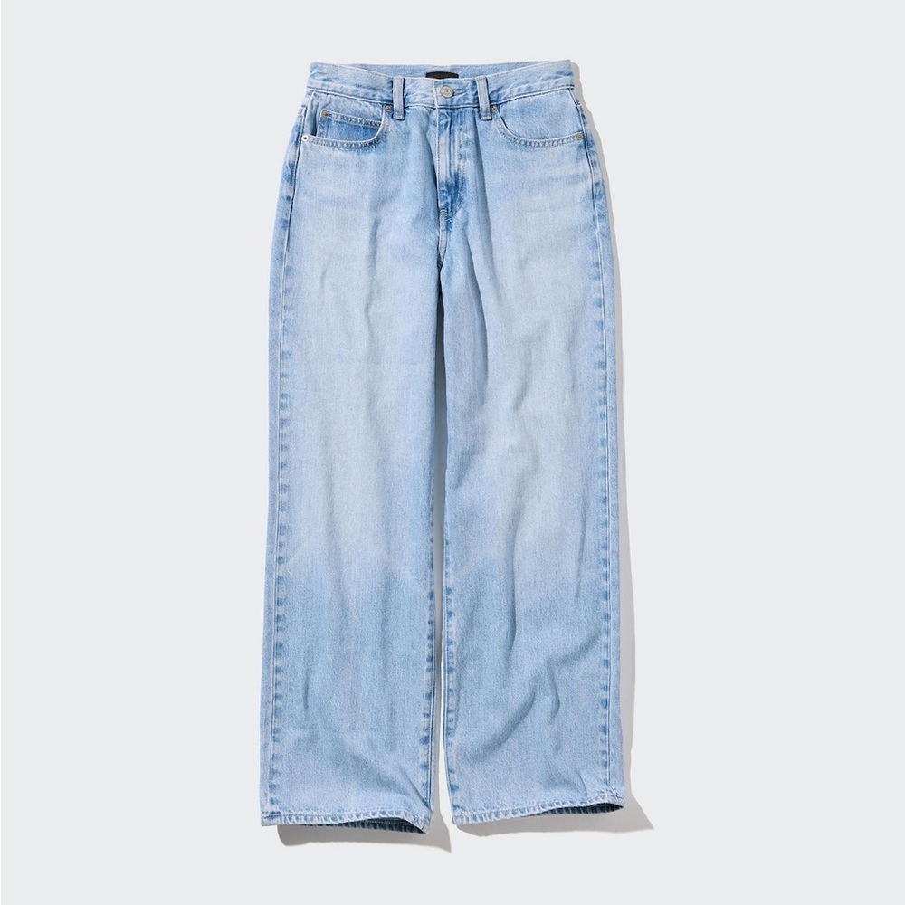 Uniqlo women’s wide straight leg jeans size 26